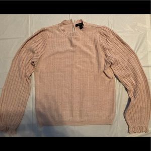 New Ann Taylor sz S blush sweater. never worn